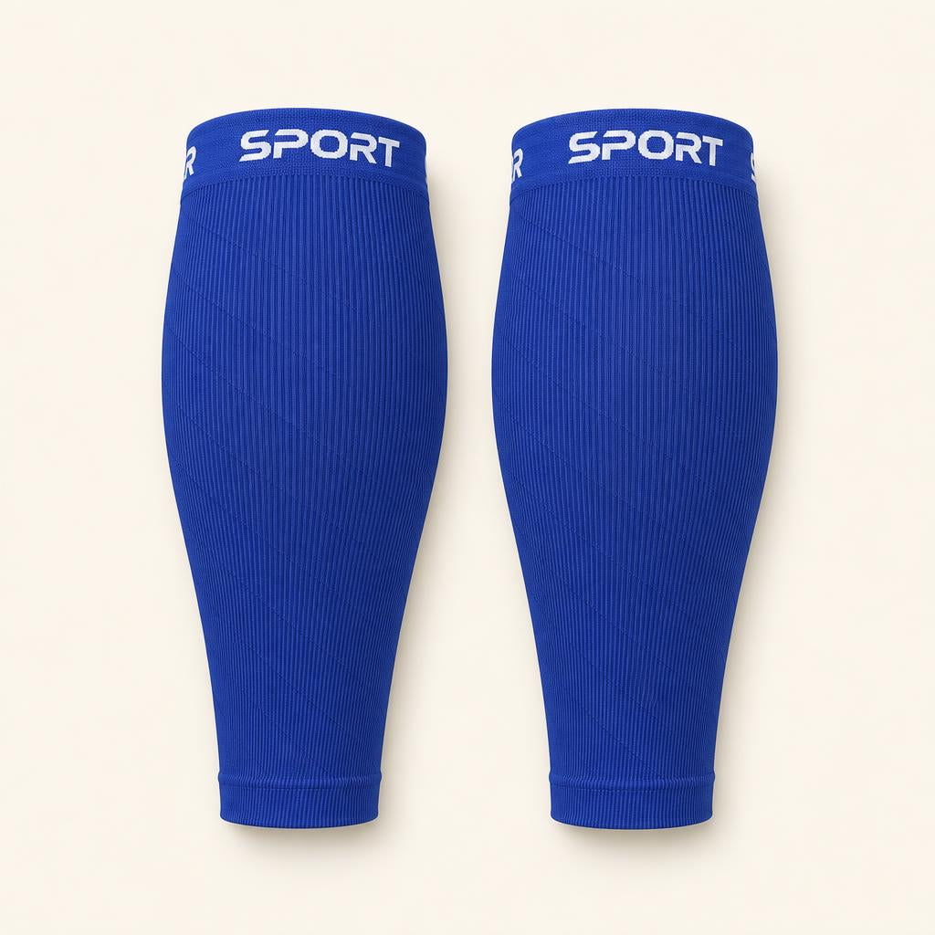 Physix Gear Calf Compression Sleeve, blue, studio photo